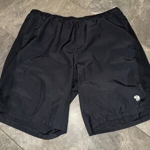 Mountain Handwear Athletics Black Running Shorts Men's Size Large Lined 9"